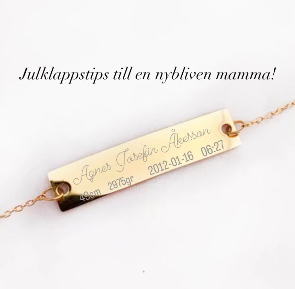 Namnarmband, EGEN gravyr