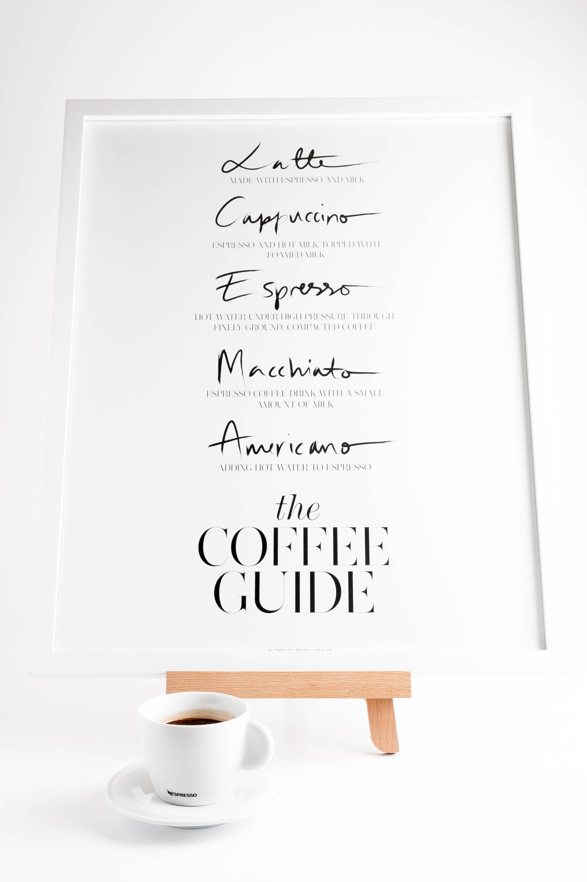 The Coffee Guide Poster