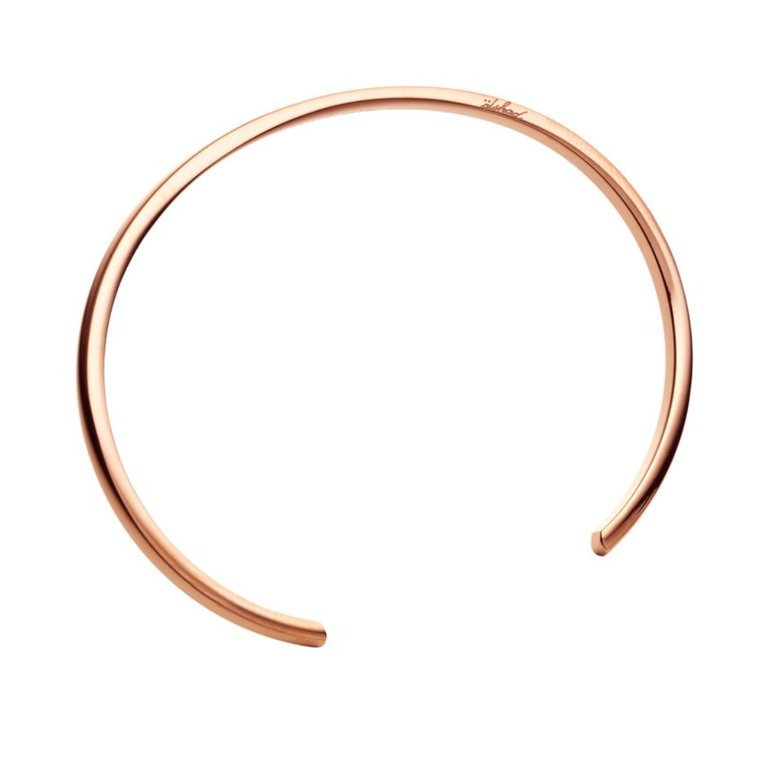 Tunt ställbart armband med gravyr "älskad"