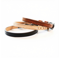 LÄDERARMBAND enkelradigt