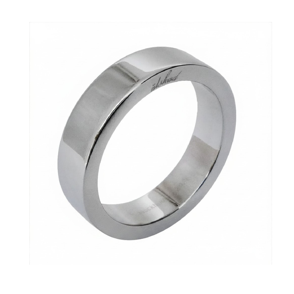 6mm Slät ring, stål/guld/rosé - INKL. GRAVYR