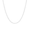 Tunn Bollkedja för halsband, valfri längd. Max 80cm