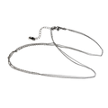 Dubbelkedja för halsband, 80cm