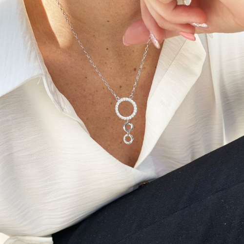 "Mamma Barn" halsband med strass, 1-4 barn