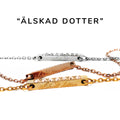 Nätt armband med gravyr - Finaste gåvan till någon viktig i ditt liv! Är ordet du vill ha slutsålt? Sök på Namnarmband istället :-)